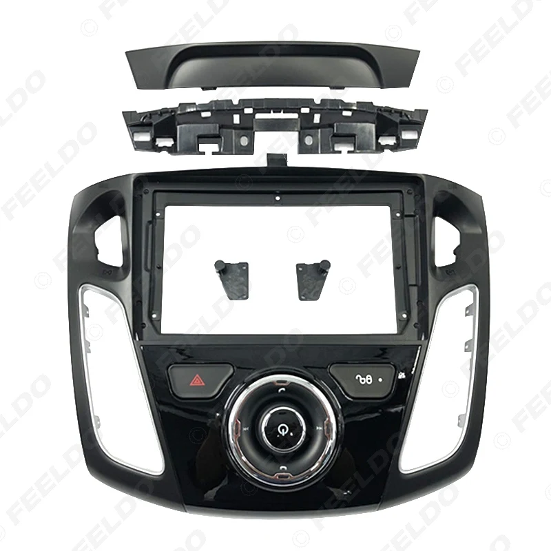 FEELDO Car Stereo 9 Big Screen Fascia Frame Adapter For Ford Focus 12-17 2Din Dash Audio Fitting Panel Frame Kit #HQ6620