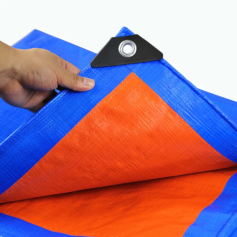 Bâche De Protection Bleue Très Résistante Imperméable Et Résistante Aux UV, Idéale Pour Le Camping, Les Tentes, Les Bateaux, Les Piscines, Bleu - 2 X 2, 5 M