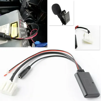 

Car AUX Audio Cable Adapter Bluetooth Mic For Mazda 3 5 6 MX-5 RX-8 Stereo Radio Audio Cable