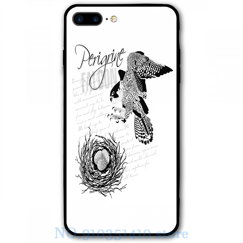 Fashion Peregrine Falcon Phone Case For iPhone 12 Pro 11 X XR XS Max 8 7 6 6s Plus 5s Soft TPU Glass Back Cover | Мобильные телефоны
