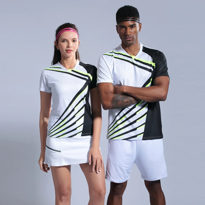 Nueva ropa de bádminton hombre/mujer, camisetas de tenis de mesa, ropa deportiva para tenis, ropa de entrenamiento para correr 1034|Camisetas de - AliExpress