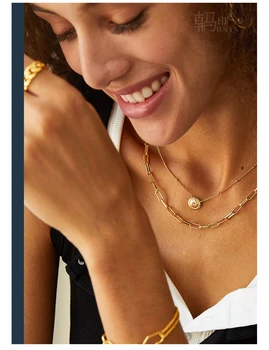 

2020 New 925 Sterling Silver Necklace Sun Round Brand Ladies Silver Chain Simple Fashion Niche Design Flower Heart Jewelry