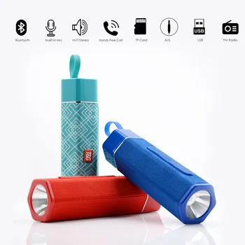 

TG603 Portable Wireless Bluetooth Speaker with LED Light Mini Handheld Outdoor Stereo subwoofer Speaker support TF Card USB AUX