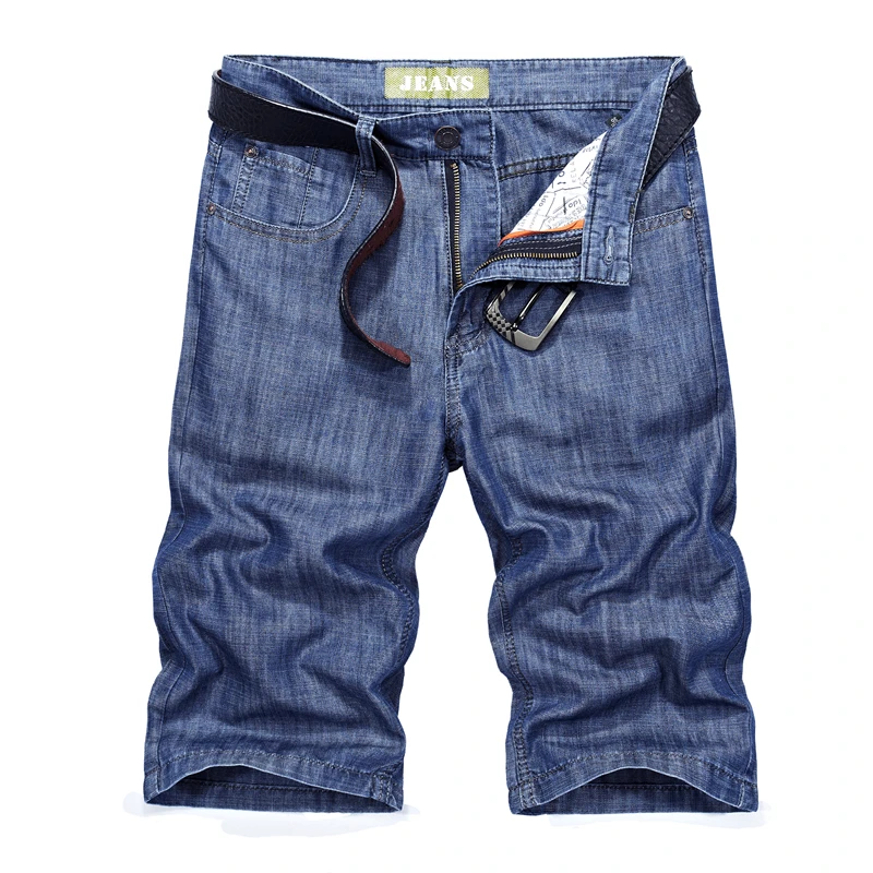 

Casual Shorts Men 70% Cotton Summer For 2020 Military Cargo Pockets Knee Length Denim Mens Short Hombre