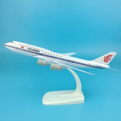 20 см 1:300 масштаб Airbus Boeing Airlines самолеты самолет сплав модель игрушки коллективные детские игрушки F коллекции - Цвет: Air China B747