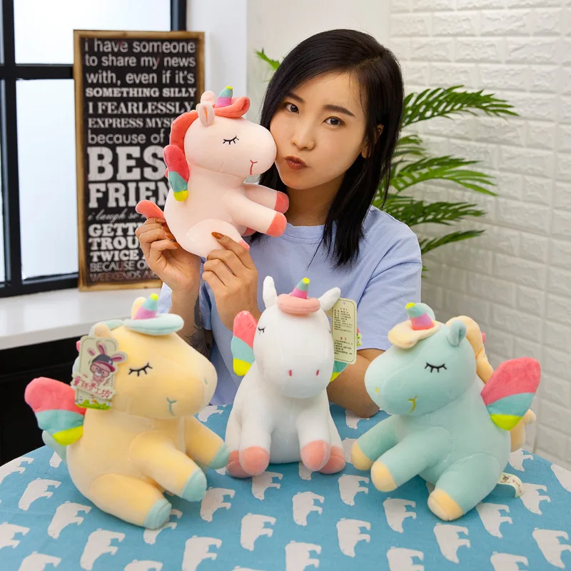 

New Style Dreamy Unicorn Pony Plush Toy Creative Mythical Creatures Doll Lovers' Day Valentine's Day Gift