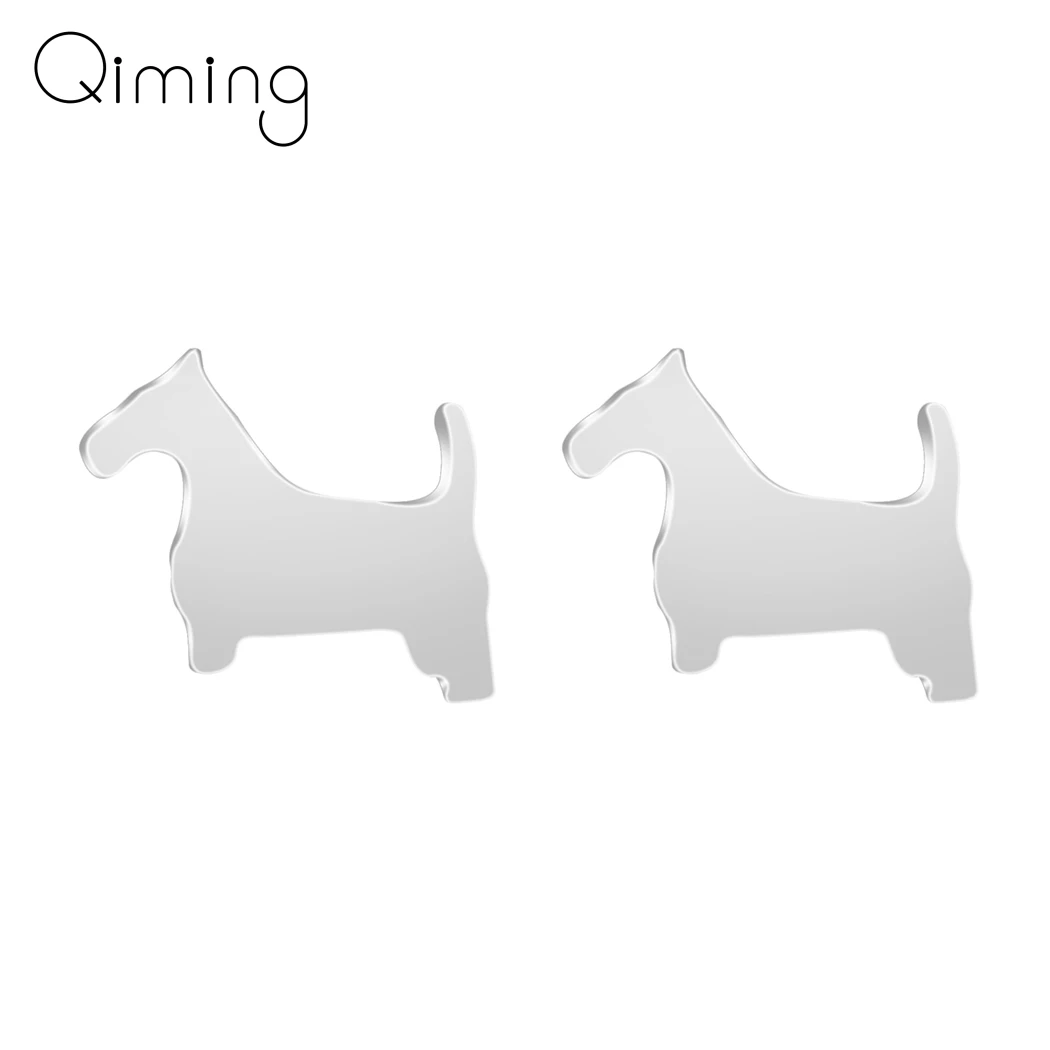 2020 милые шотландские серьги-гвоздики женские детские маленькие серьги золотые