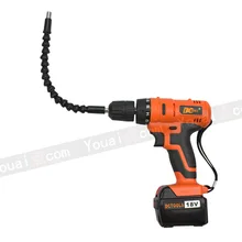 Гибкий вал Беспроводная сверлильная электрическая отвертка только Многофункциональный гибкий вал крутящий момент Электрическая дрель шатун Uni