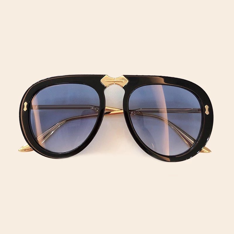 No.4 Sunglasses Винтаж Складной Солнцезащитные очки-авиаторы Для женщин Роскошная обувь с украшением в виде кристаллов Марка негабаритных прозрачные очки lentes de sol hombre - Цвет линз: No.4 Sunglasses