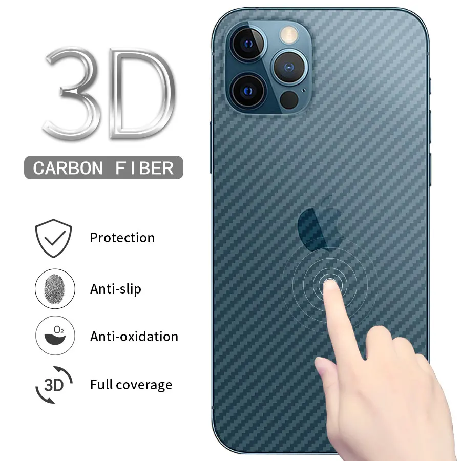 Protecteur d'écran arrière pour iPhone, film latéral pour iPhone 15, 14 Pro  Max Plus, 12, 13, autocollant de bordure de protection complète, jante  ronde, lot de 1 à 2 - AliExpress