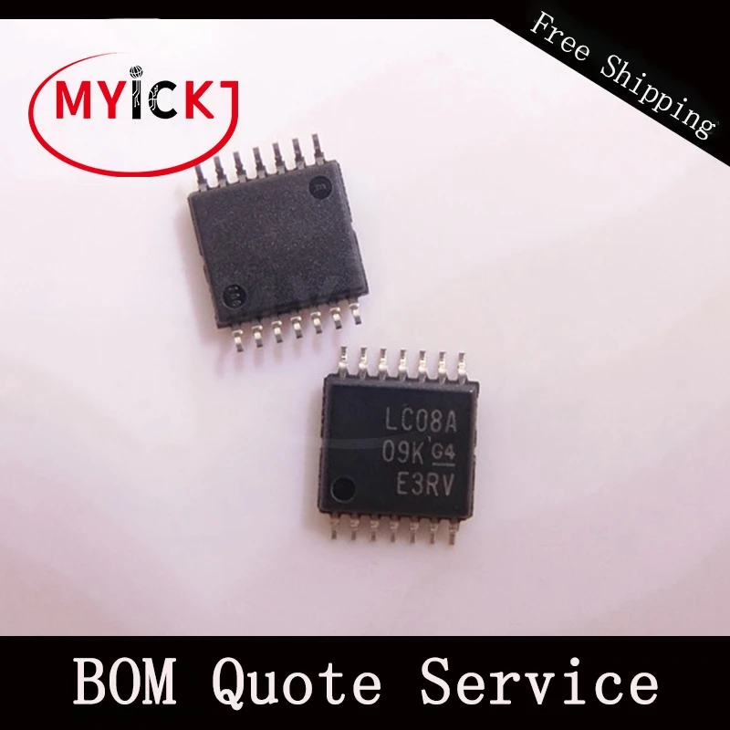 

10PCS SN74LVC08A TSSOP14 QUADRUPLE 2-INPUT POSITIVE-AND GATES IC CHIP