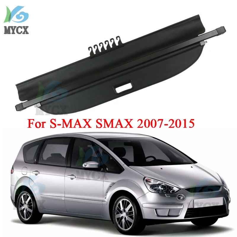 Car Rear Cargo Cover For Ford S Max Smax 07 08 15 Privacy Trunk Screen Security Shield Shade Auto Accessories Bumpers Aliexpress