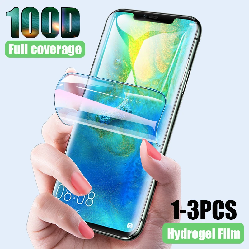 Защитная Гидрогелевая пленка на Huawei Mate 20 Lite 10 (не стекло) защитная для Pro Защита