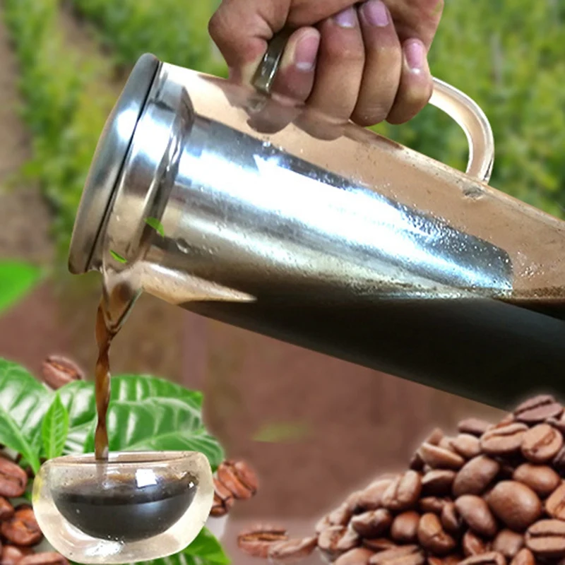 Кофеварка для напитков, 1 Quart, 32 Oz Iced coffee Maker, Iced tea Maker, герметичный кувшин для напитков, аксессуары для кофе, холодный Br