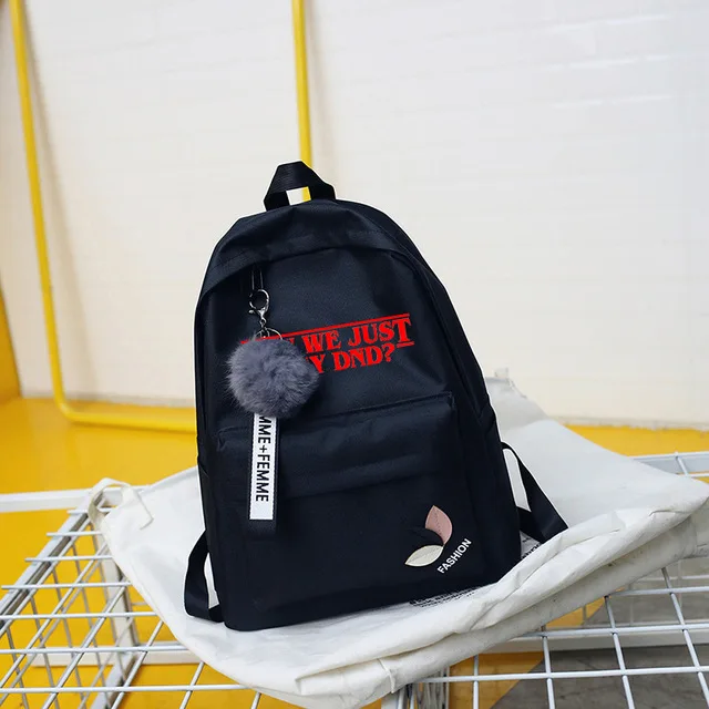 Странные Вещи Сезон 3 Sac Dos рюкзак для мужчин/wo Мужская Холщовая Сумка для ноутбука рюкзак для путешествий Harajuku мужской/женский обратно в школу - Цвет: STRA-11