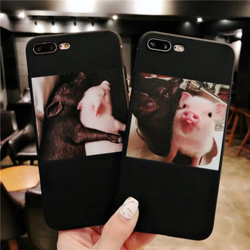 Забавный чехол для телефона с рисунком поросенка iPhone 6 S 5 5S 7 8 plus Pig Для X XR XS Max