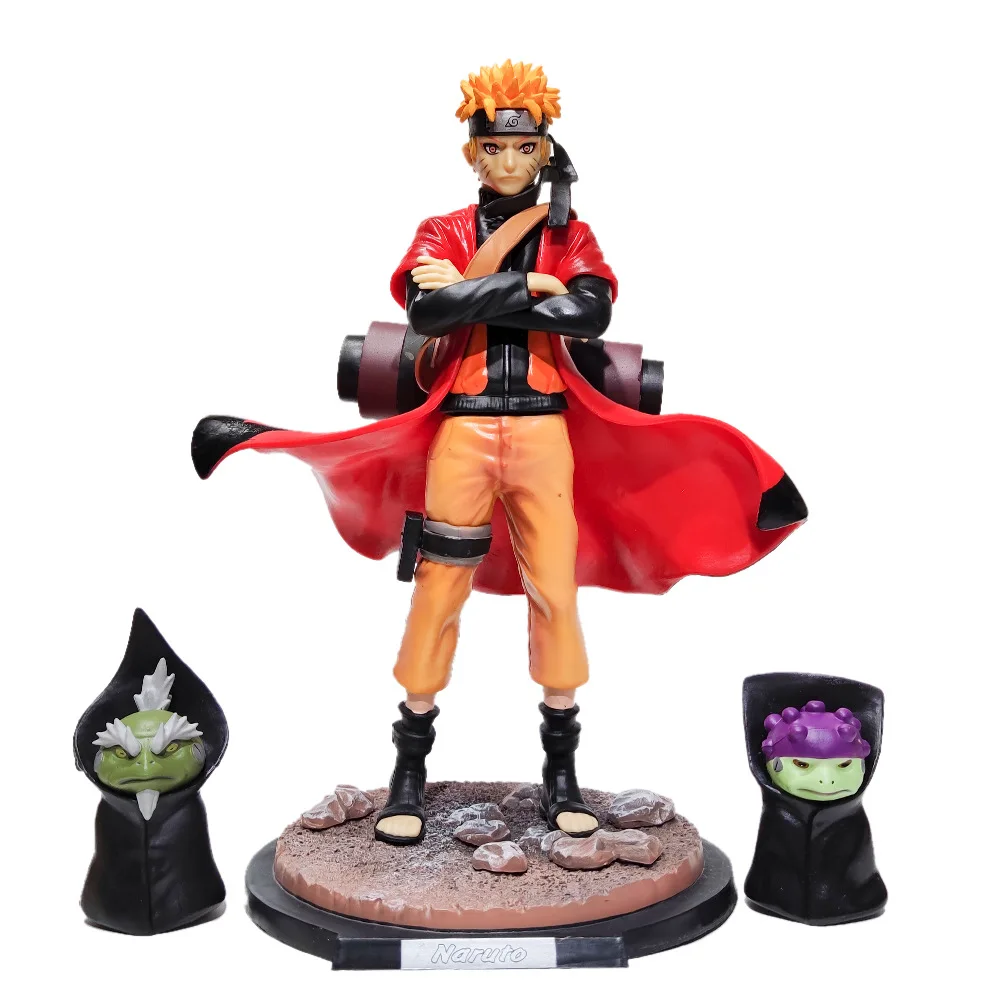 

30cm Naruto Shippuden Uzumaki Naruto Fairy Mode Toad Naruto Japanese Anime Figure PVC Action Figure Collection Model Toys Gifts