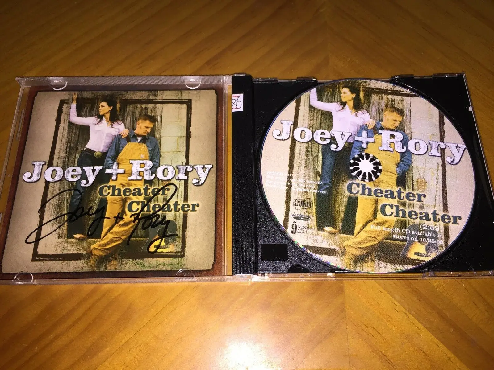 Подлинный-обманщик [промо-диск с картинкой CD] подписанный с автографом Мега РЕДКИЙ