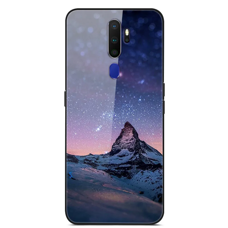 9 Для OPPO A9 чехол из закаленного стекла планета твердая задняя крышка для OPPO A 9 Coque Мягкий бампер для OPPO A9 корпус телефона - Цвет: 9