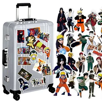 

New 49 Pcs/set Japan Anime Naruto Sticker For Laptop Luggage Car Skateboard Guitar Fridge Decal For Kid