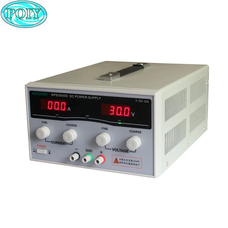 KPS3050D Высокоточный высокомощный регулируемый светодиодный импульсный источник питания с двойным дисплеем 220V EU 30 V/50A