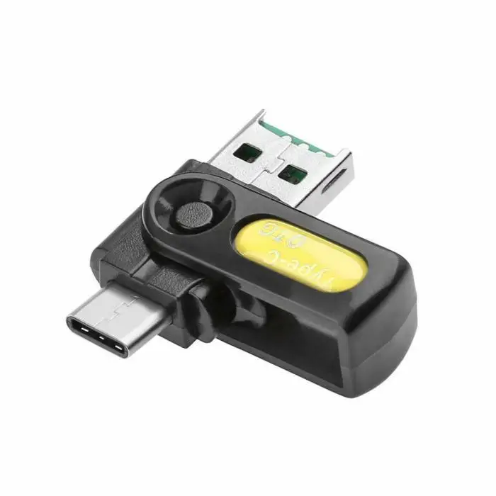 Тип-c мини USB 2,0 кард-ридер телефон аудио SD кард-ридер портативный автомобильный OTG кард-ридер и