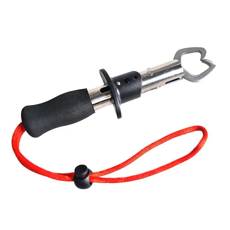 

Fishing Lip Fish Aluminum Hobbies Gripper Jaws Tool with Strap Gear Tackle Outdoor