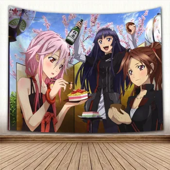 

Beautiful Guilty Crown Anime Tapestry Wall Hanging Wall Fabric Tapestry Art Home Decoration Sleeping Pad Wall Carpets Dorm Decor