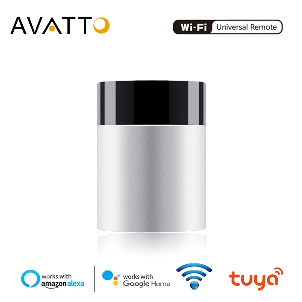 AVATTO Tuya Smart Home Remote Controller2.4G Aluminum Alloy WiFi IR RemoteAPP Voice Control work with AlexaGoogle Home
