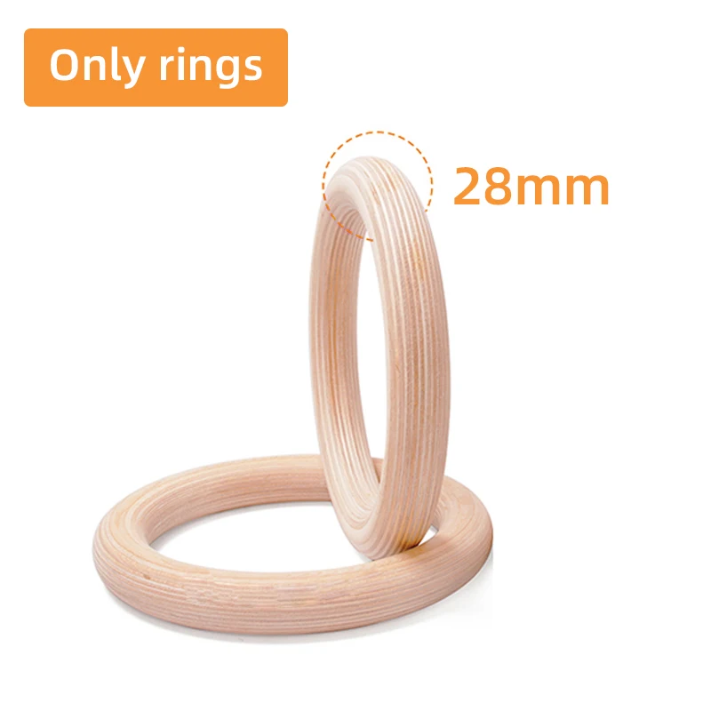 28mm Wooden Rings