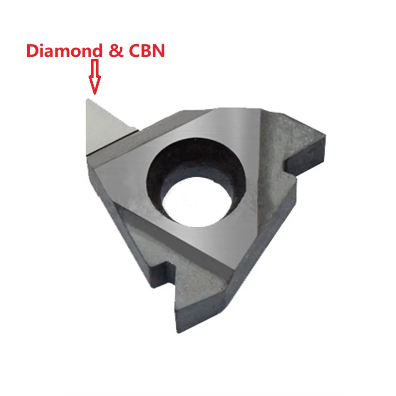 

Diamond PCD internal external threaded cutter insert threading tool CBN carbide turning lathe cutter 16ER 16IR AG60 A55 22IR 22ER