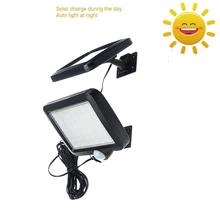 Водонепроницаемый PIR датчик движения 56/30 светодиодный светильник на солнечных батареях для улицы 2835 SMD СВЕТОДИОДНЫЙ садовый светильник с раздельным датчиком настенный уличный точечный светильник