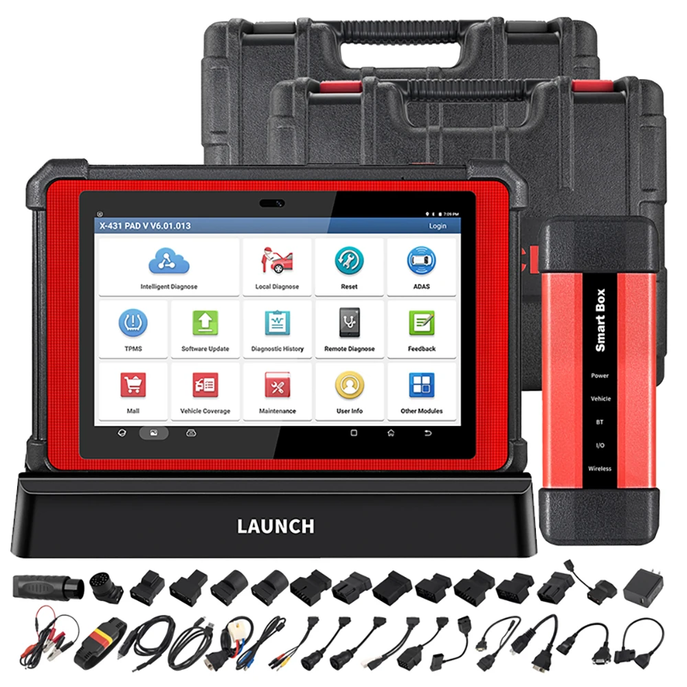 LAUNCH X431 PAD V онлайн Программирование автомобильный диагностический инструмент OBD2