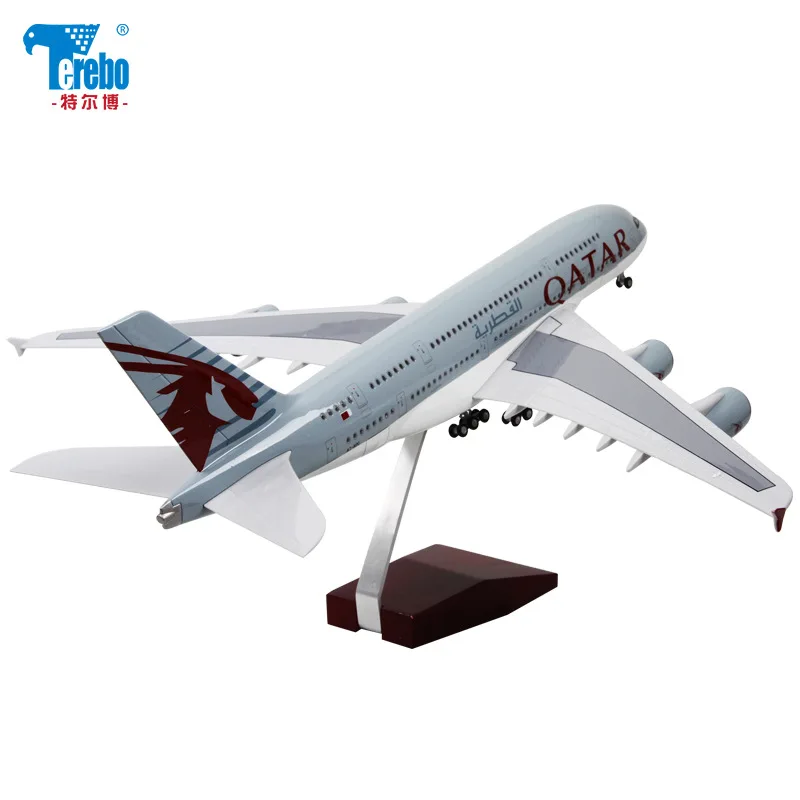 

1: 160 Airbus A380 Model Plane Model Lufthansa Qatar Australia Airlines Passenger Plane British Airways Thai Airways