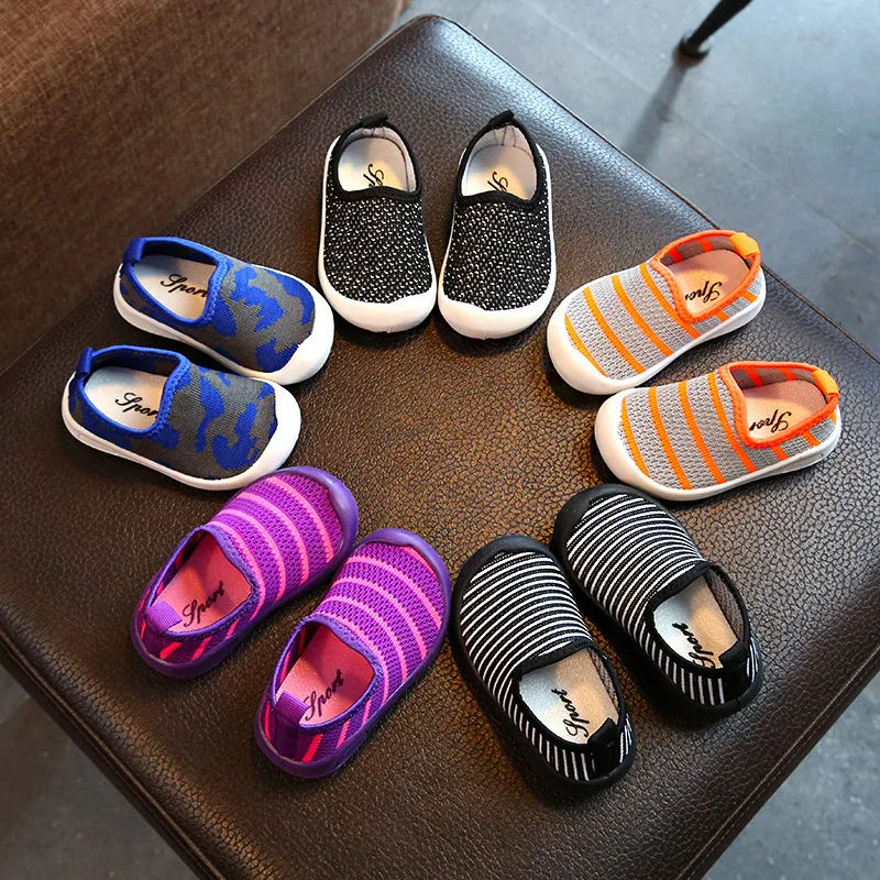 

2019 Spring Infant Toddler Shoes Girls Boys Casual Mesh Shoes Soft Bottom Comfortable Non-slip Kid Baby First Walkers Shoes