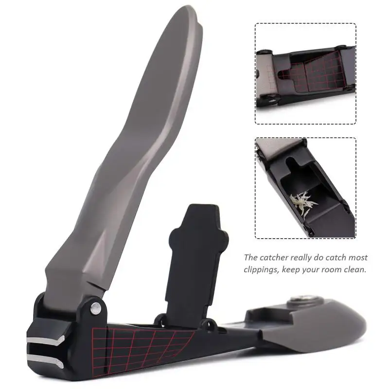 1pcs Professional Stainless Steel Nail Clipper Cutter Toenail Cutting