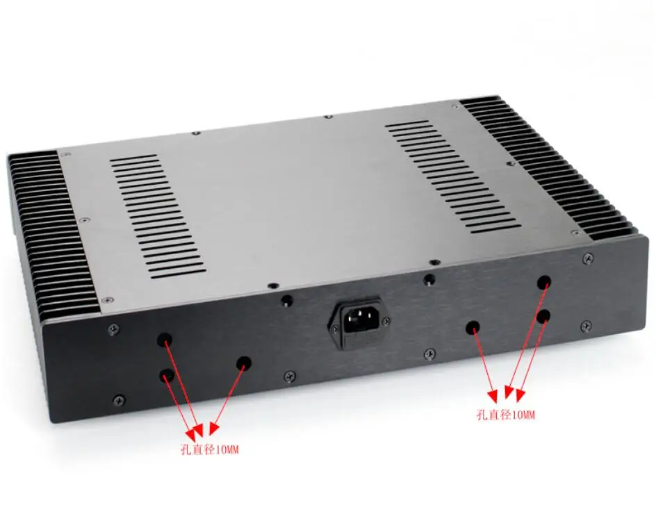 Cj158 Full Aluminum Class A Post Amplifier Chassis Amp Case/power
