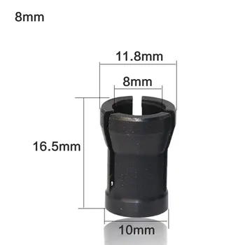 

8mm 6.35mm 6mm one set collets tool collet engraving trimming machine electric router tools for milling cutter