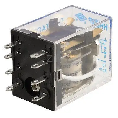 HH52P DC 12V Coil 8 Pins Power Realy DPDT 5A 240V AC / 28V | Обустройство дома