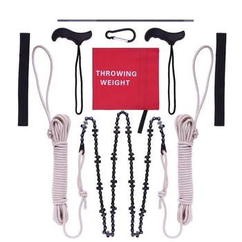 

48 Inch High Reach Tree Limb Hand Rope Chain Saw Blades On Both Sides