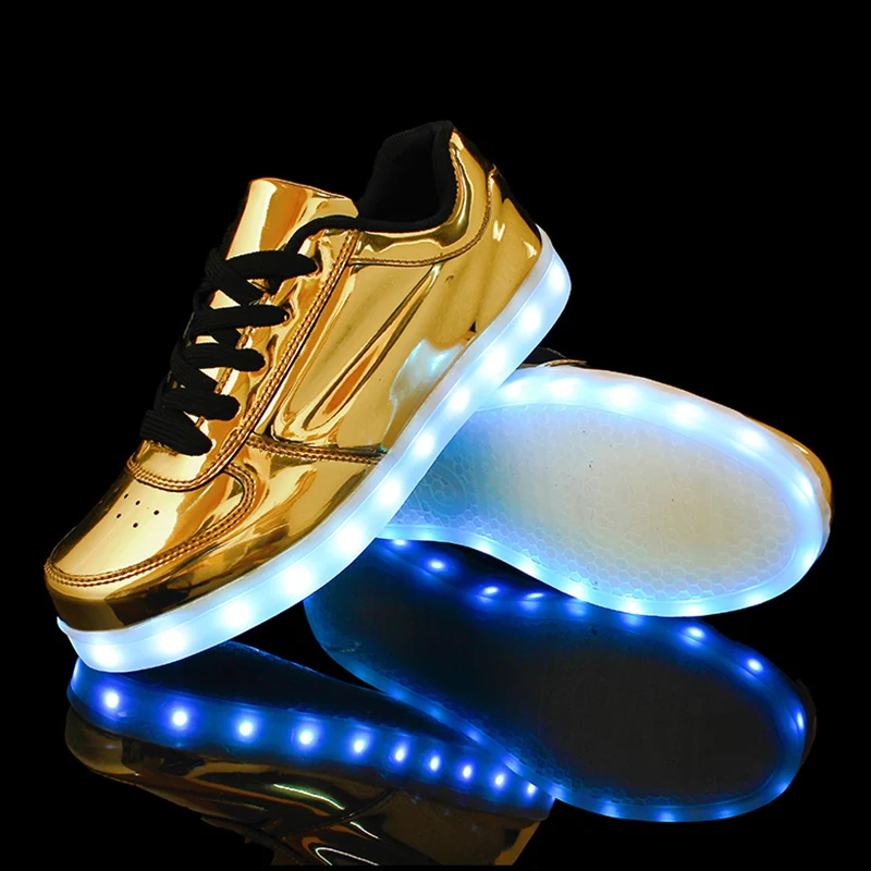 Men Shoes Glowing Light Led Women Spring Fashion Casual Sport Lamp