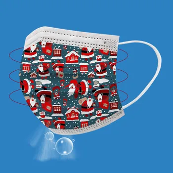 

10pc Adult's Mask Disposable Face Mask Industriay 3-layer Face Masks Quick-drying Breathable Comfortable And Soft Mascarillas #S