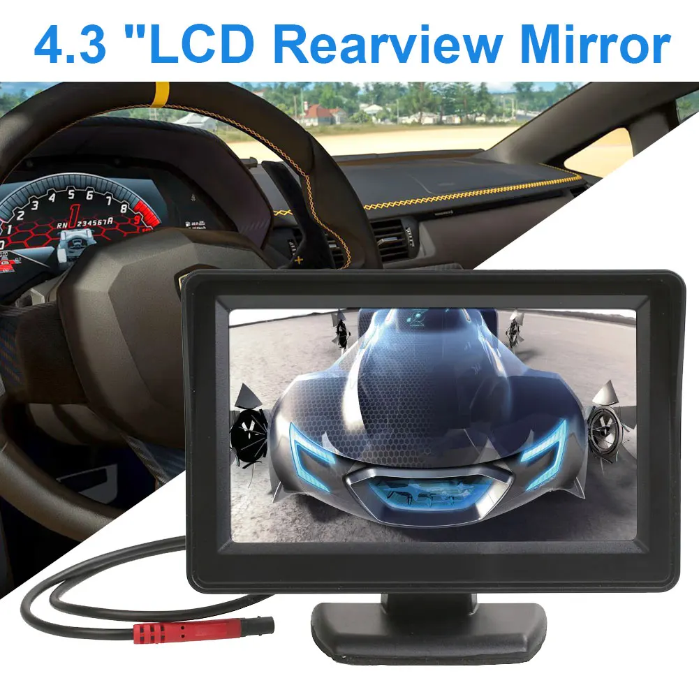 Монитор Автомобильный плеер Автомобильный видео парковка для Lcd