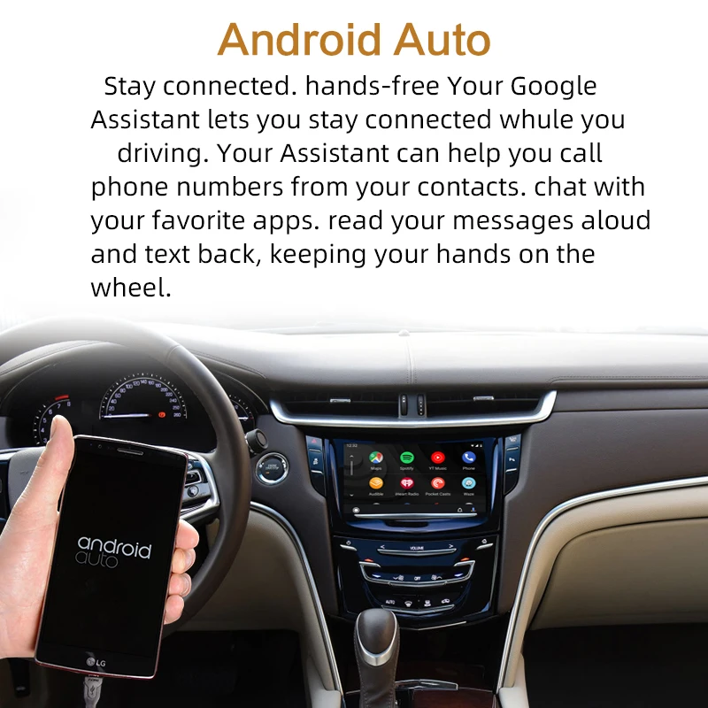 Sinairyu беспроводной Apple Carplay для Cadillac XTS- Android авто зеркало в форме яблока iOS Wifi автомобиль играть Airplay музыка навигация