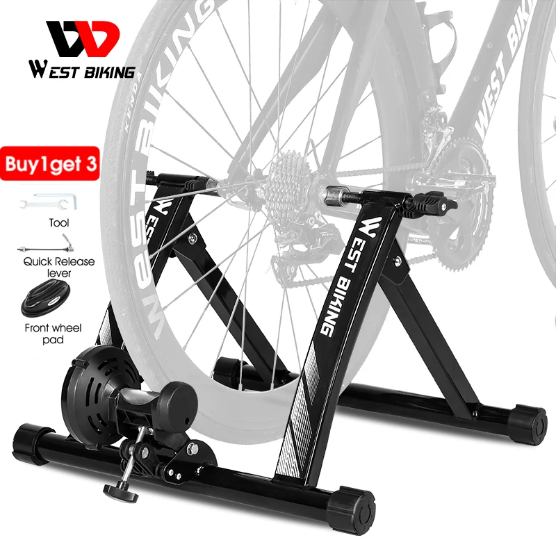 WEST BIKING allenatore per cyclette Indoor allenamento a casa resistenza  magnetica allenatore di biciclette strada MTB scarpe da ginnastica rullo da  ciclismo|Trainers \u0026 Rollers| - AliExpress
