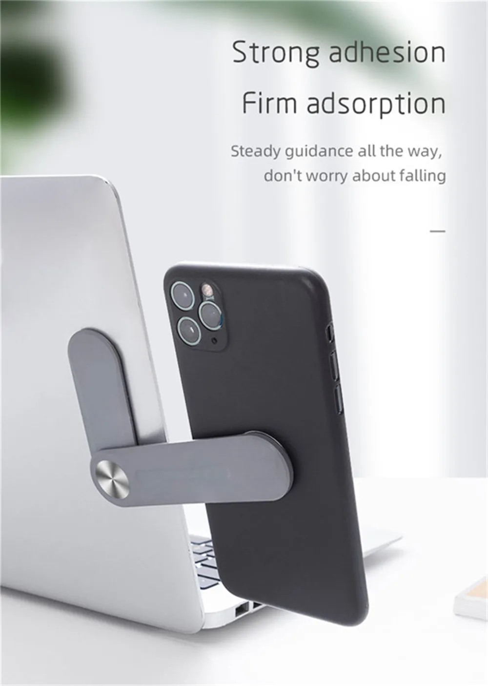 mobile phone holder UKGO Có Thể Điều Chỉnh Điện Thoại Chân Đỡ Màn Hình Hỗ Trợ Hoder Laptop Bên Gắn Kết Nối Máy Tính Bảng Bracket Dual Màn Hình Màn Hình Kẹp mobile holder