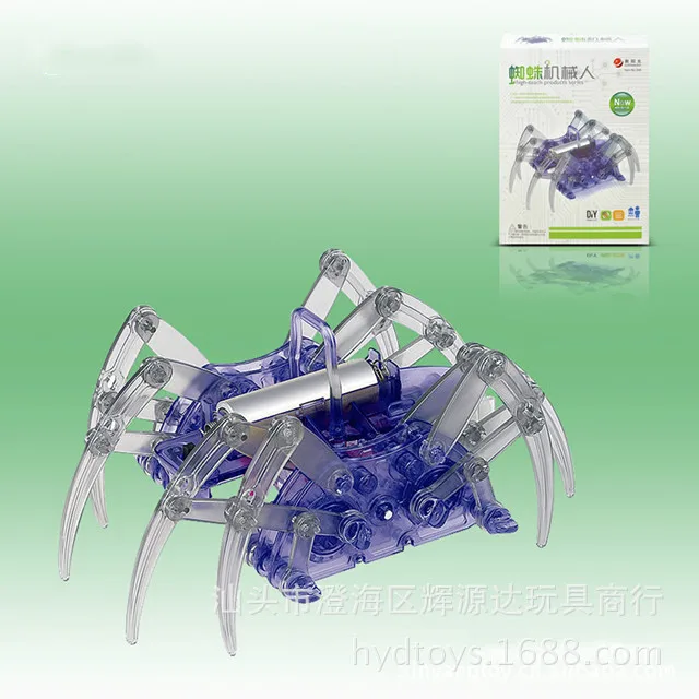 Children'S Educational Toy Electric Spider Mechanical Robot DIY Science And Technology Small Production Experimental Educational