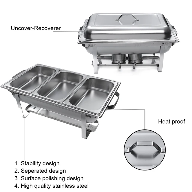 Chafing Dishes Stainless Steel Dealfit Home