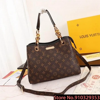 

Luxury Louis Vuitton LV- Leather Handbags Women Bags Designer Brand Women's Shoulder Bags Large Capacity Ladies Hand Bags 42866