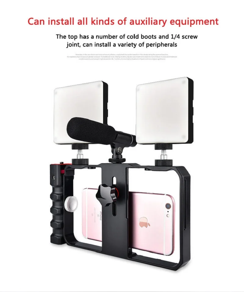 Mcoplus Phone Handheld Stabilizer For Camera Smartphone mobile phone iphone iPhone XS XR X 8Plus 8 7 6S Samsung S9 S8 S7